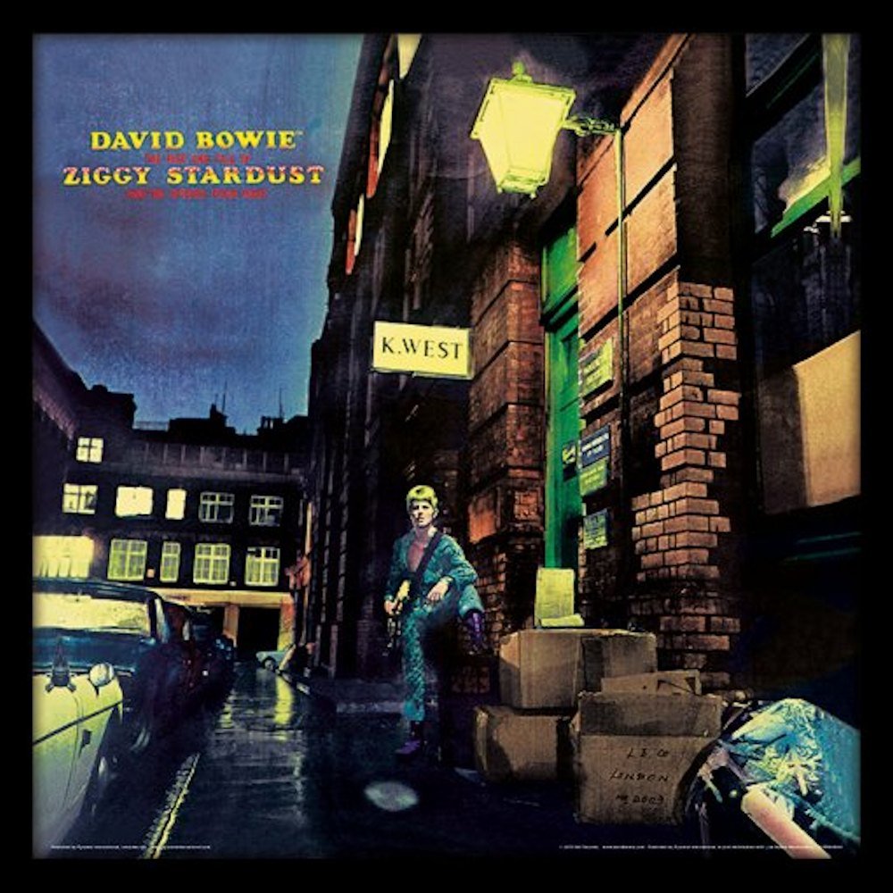 DAVID BOWIE デヴィッドボウイ - ZIGGY STARDUST (アルバム・シリーズ額) / インテリア額 - PGS